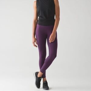 Lululemon Like Nothing 7/8 Tight In Darkest Magenta